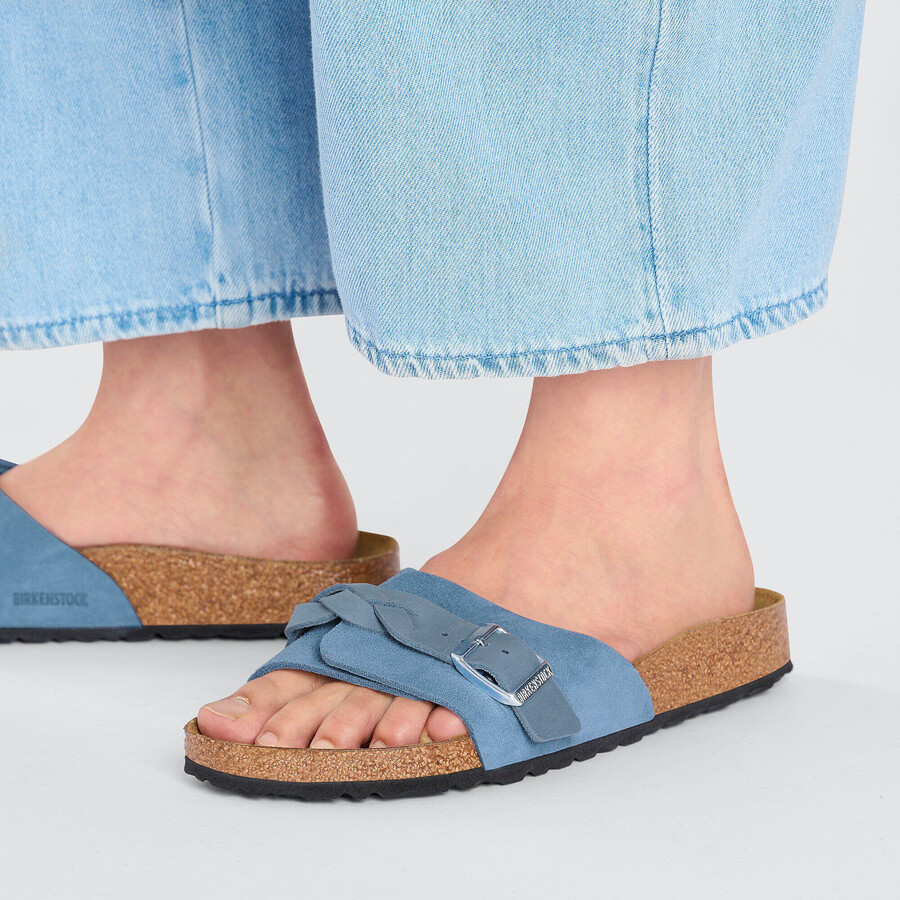 oita braided suede leather