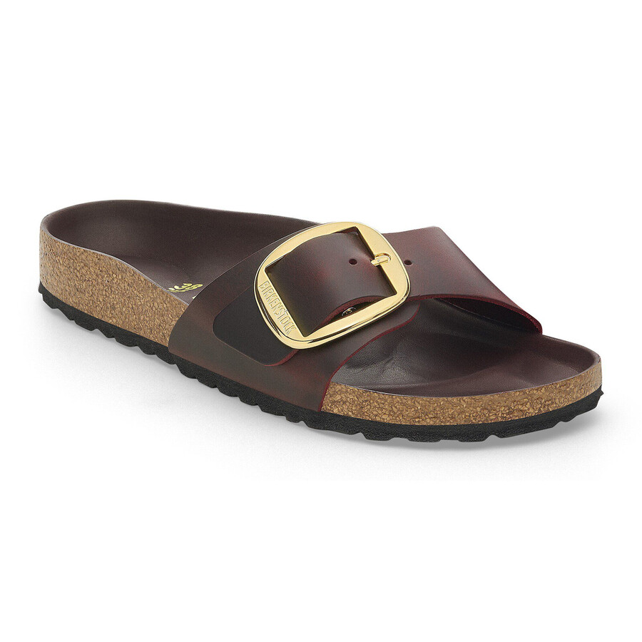 madrid big buckle natural leather oiled