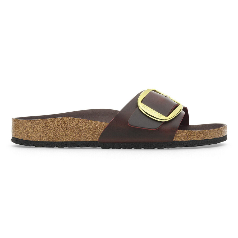 madrid big buckle natural leather oiled