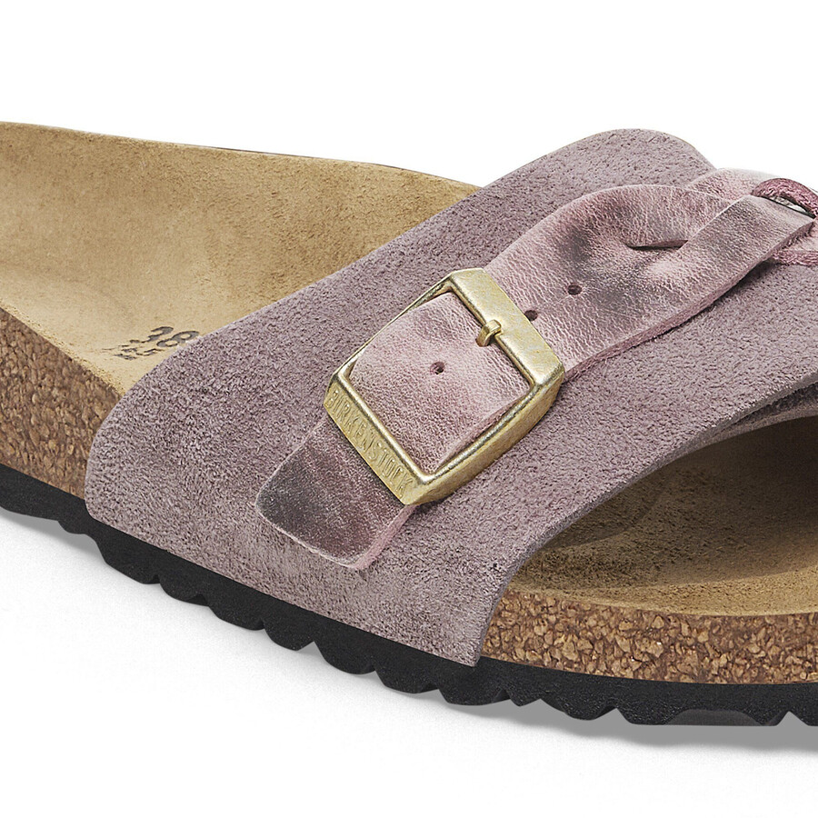 oita braided suede leather