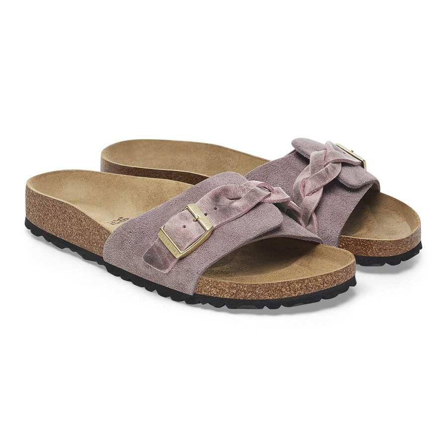 oita braided suede leather