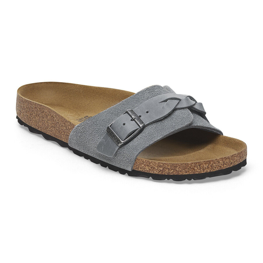 oita braided suede leather