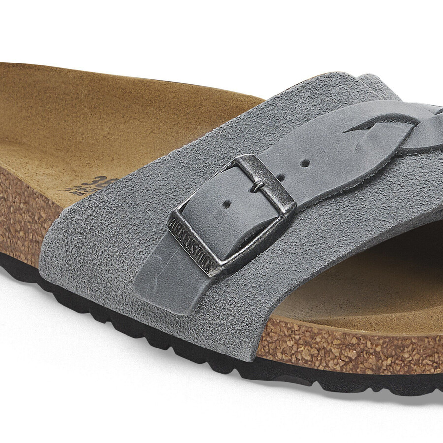 oita braided suede leather