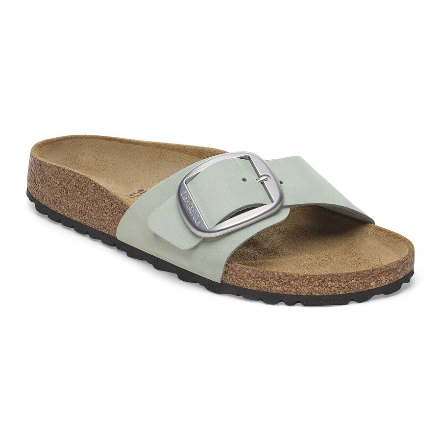 madrid big buckle nubuk leather