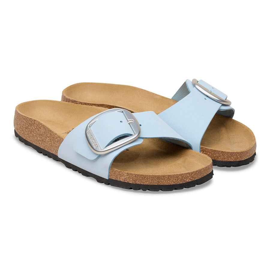 madrid big buckle nubuk leather