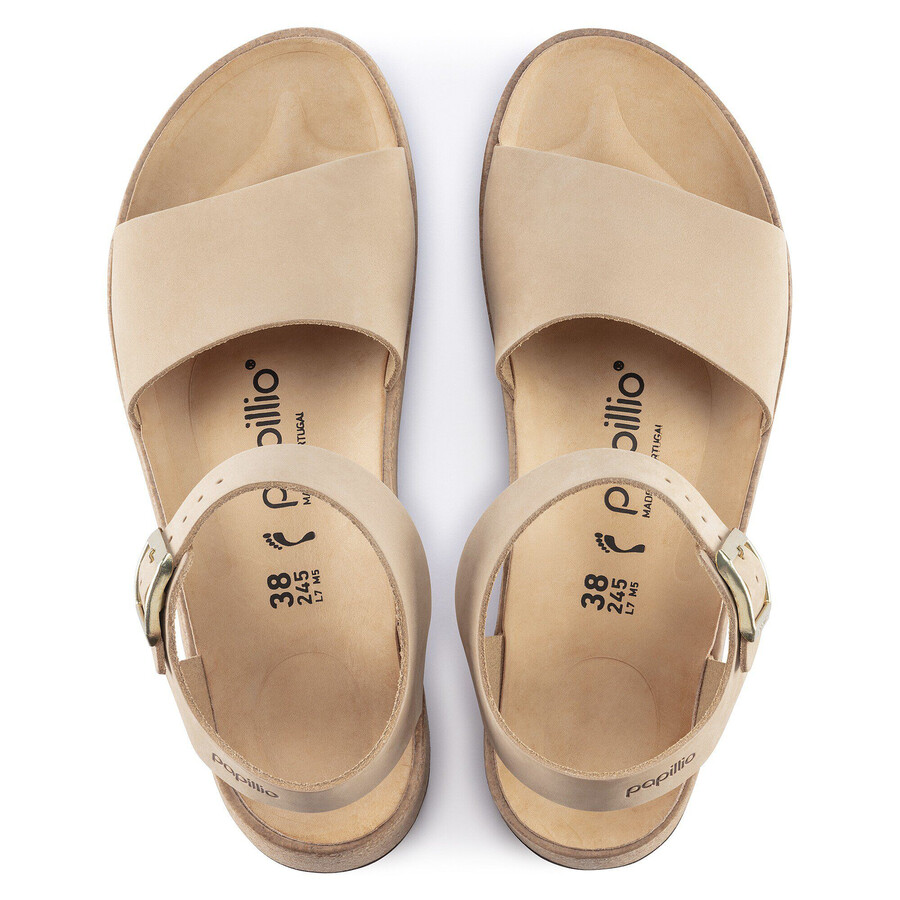 glenda nubuk leather