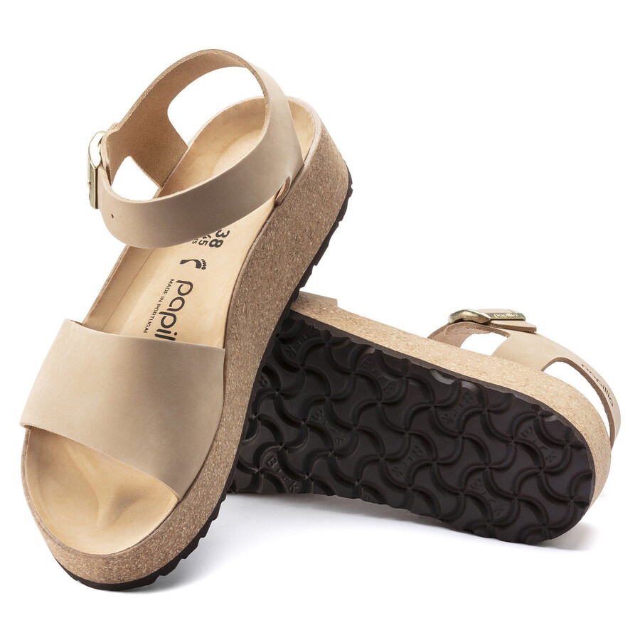 glenda nubuk leather