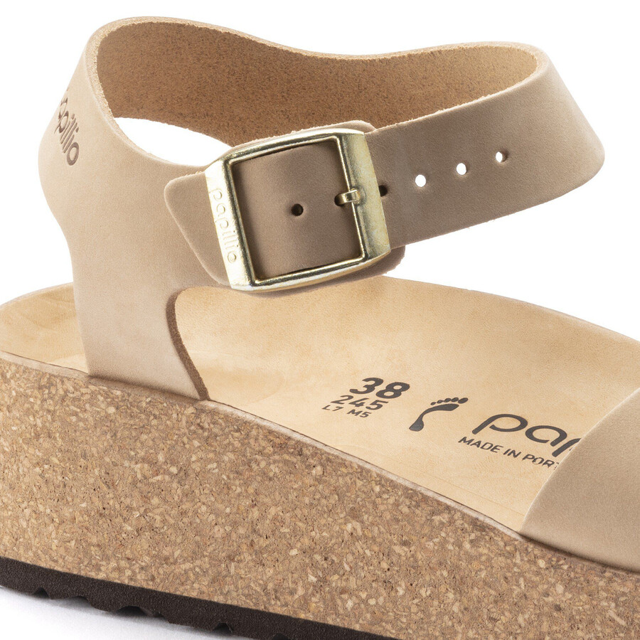 glenda nubuk leather
