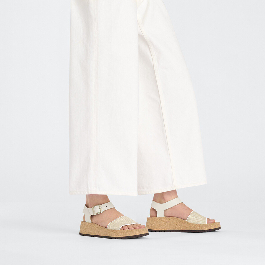 glenda raffia natural leathersynthetics