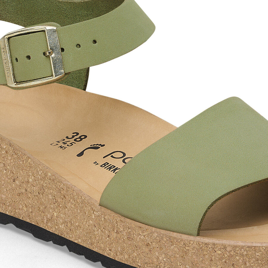 glenda nubuk leather