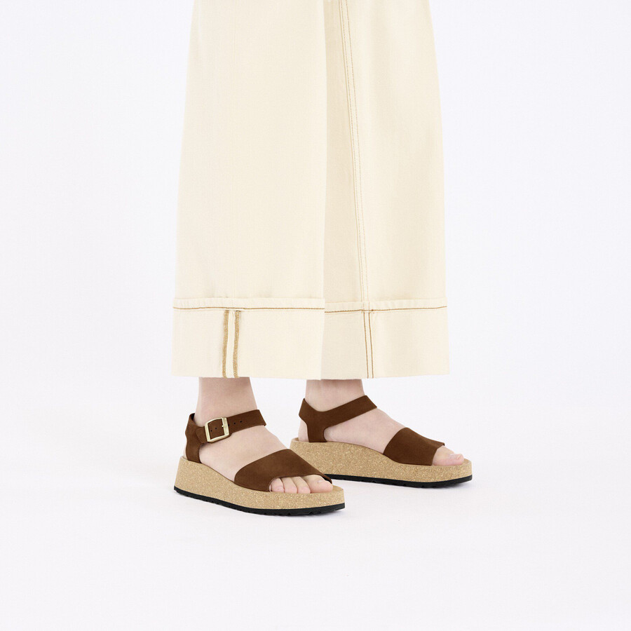 glenda nubuk leather