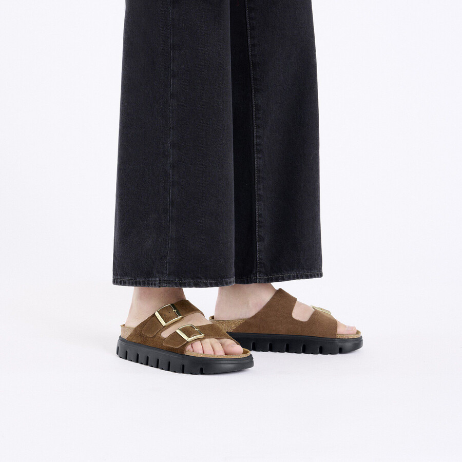 arizona platform suede leather