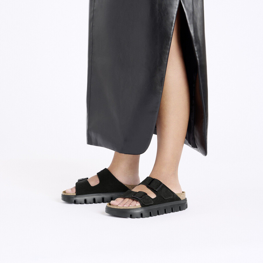 arizona platform suede leather