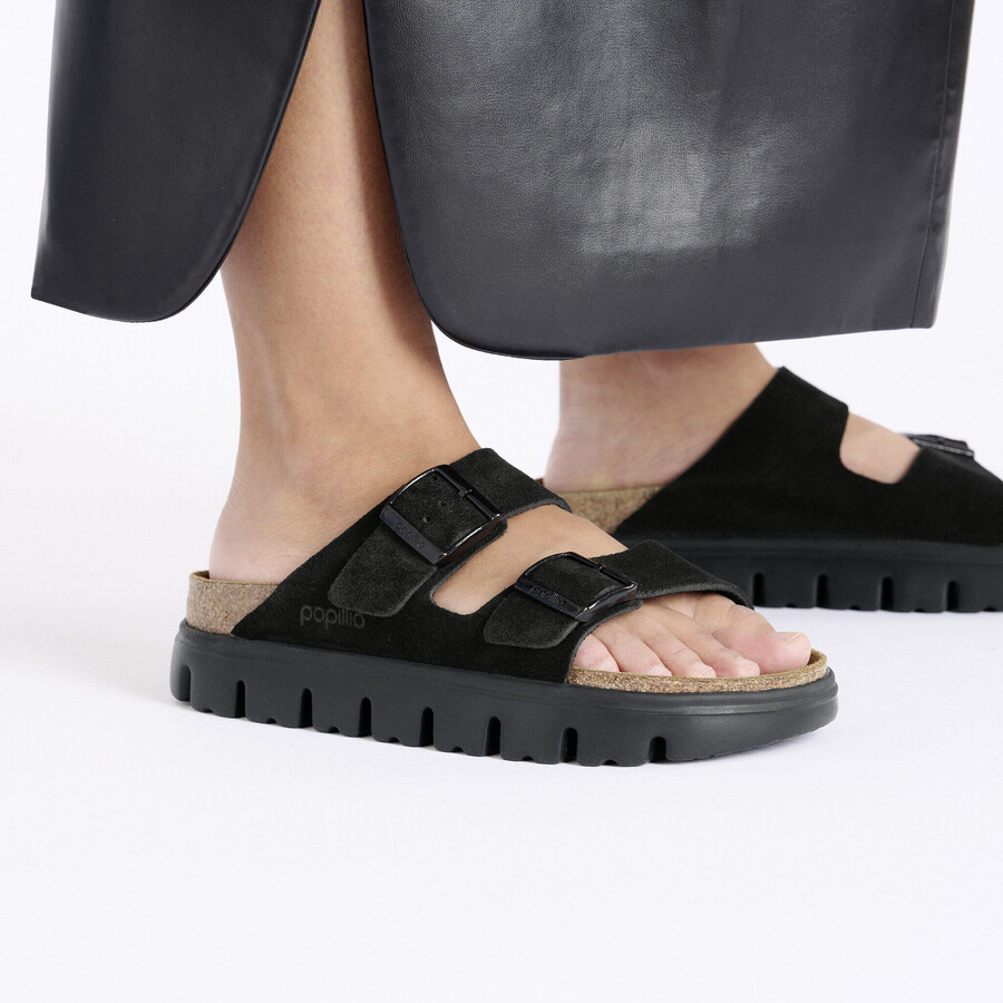 arizona platform suede leather