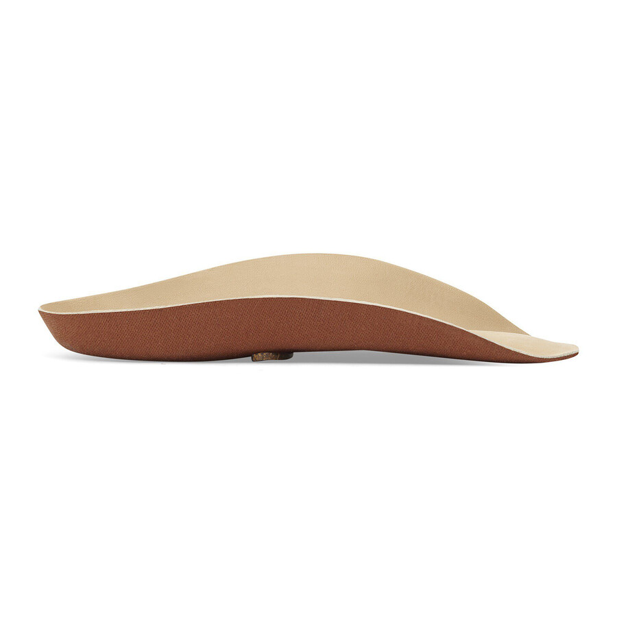 blue footbed heels leather