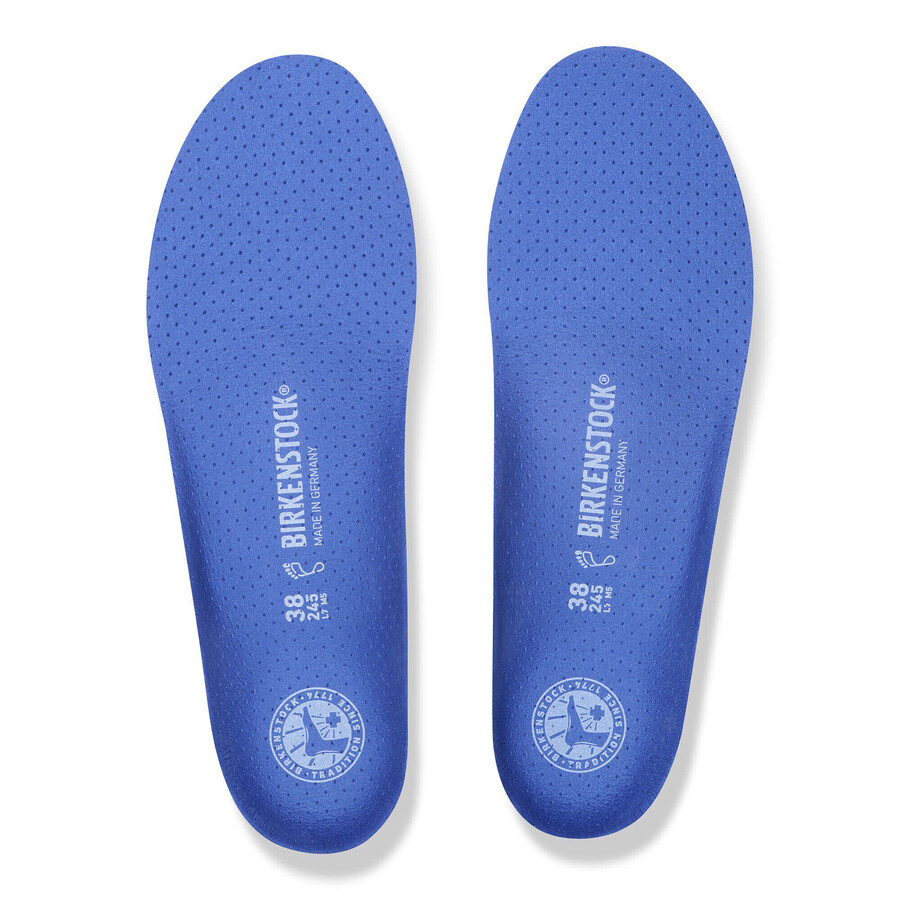 blue footbed for sneakers