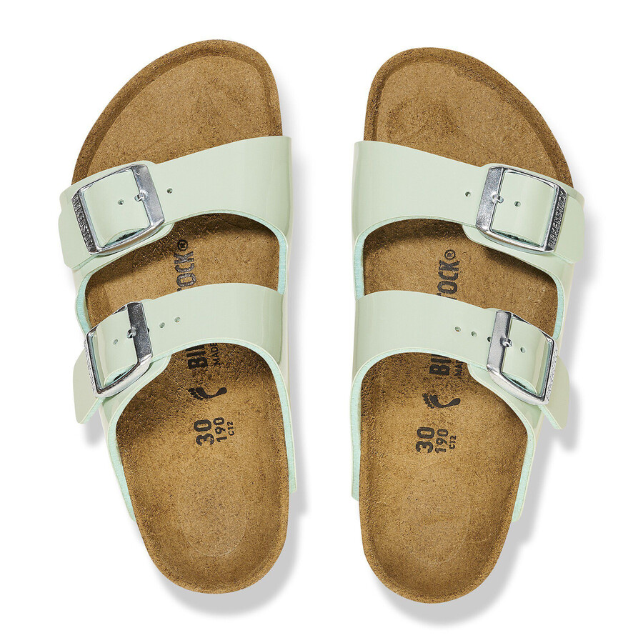 arizona kids birko-flor patent patent surf green