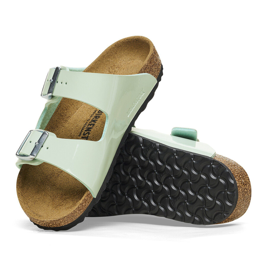 arizona kids birko-flor patent patent surf green