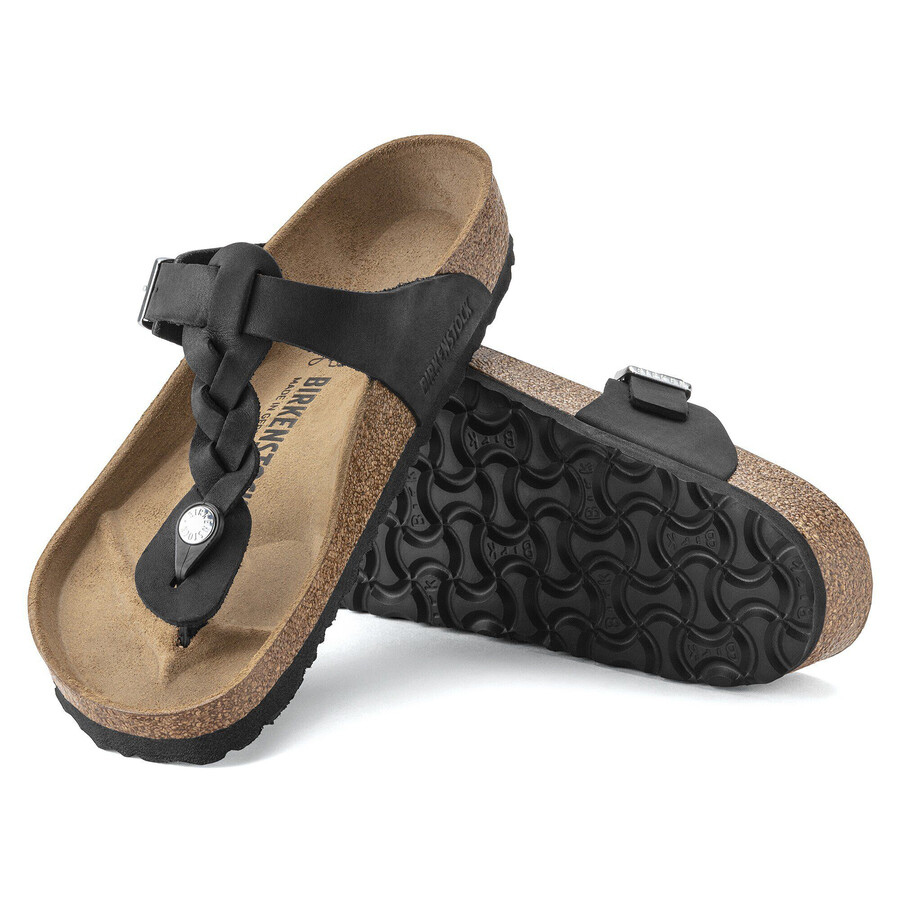 gizeh braided waxy leather