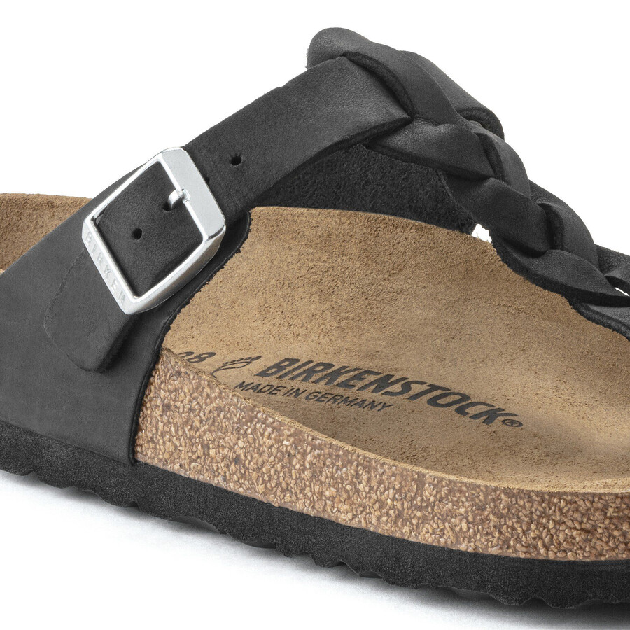gizeh braided waxy leather