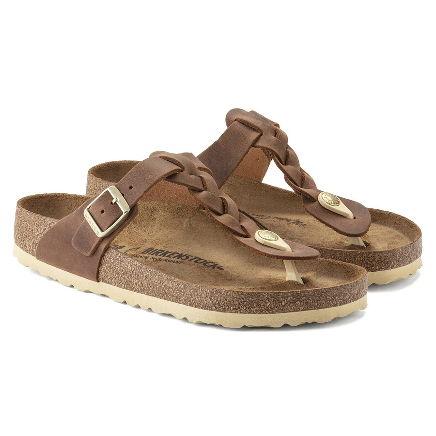 gizeh braided waxy leather