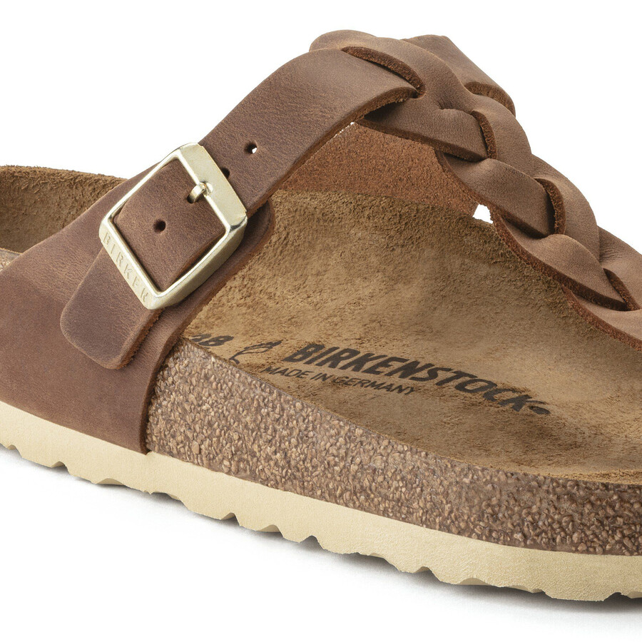 gizeh braided waxy leather