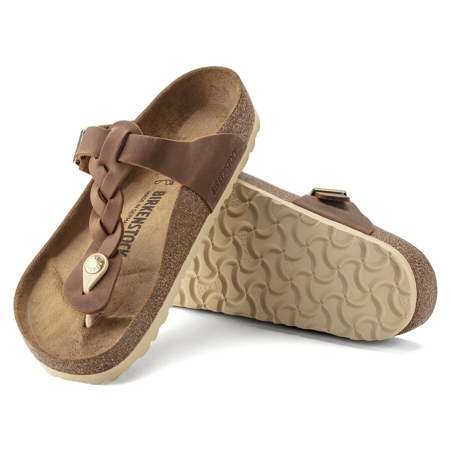 gizeh braided waxy leather