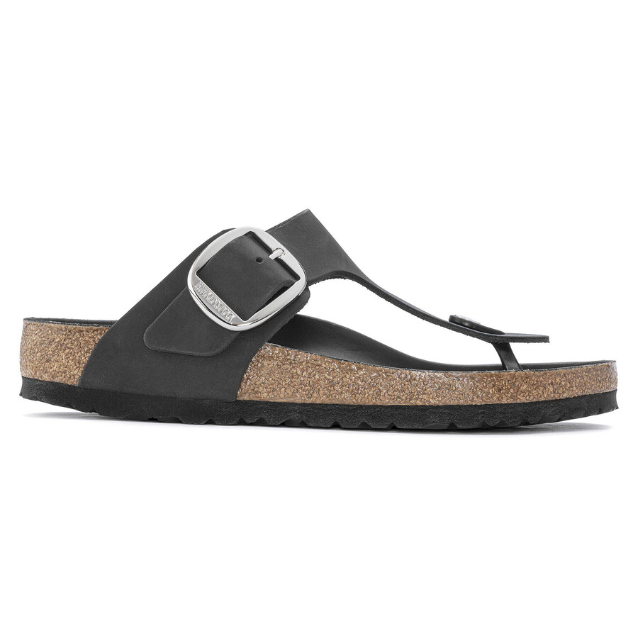 gizeh big buckle natural leather oiled