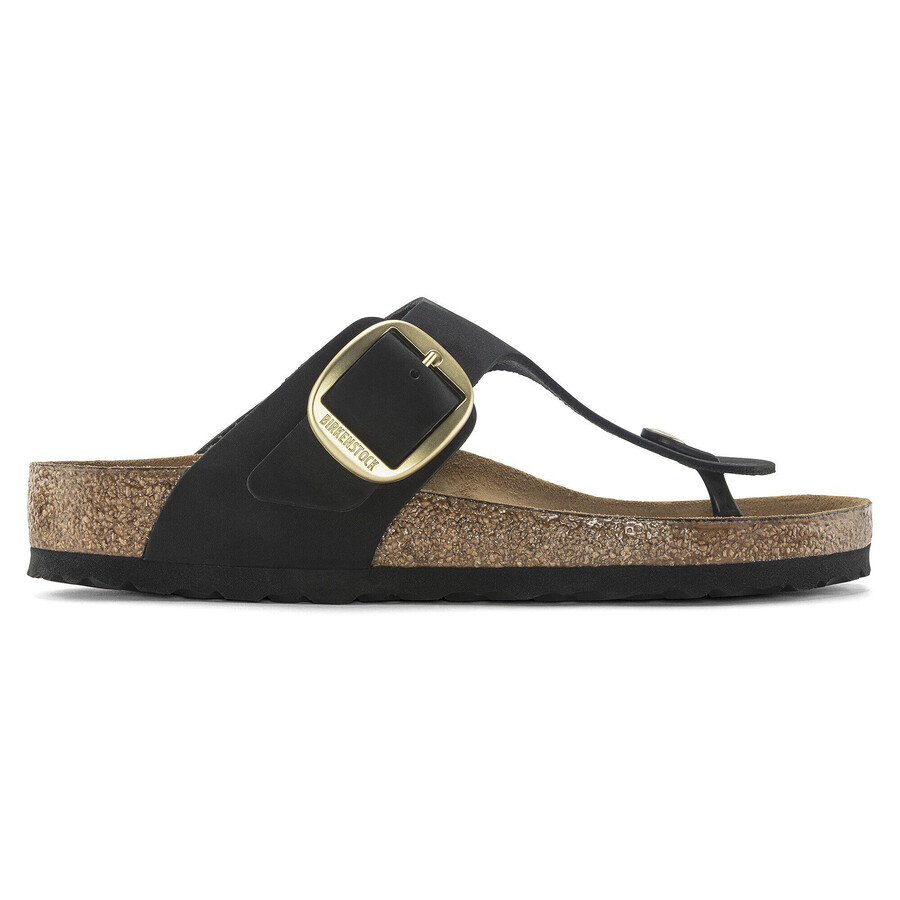 gizeh big buckle nubuk leather