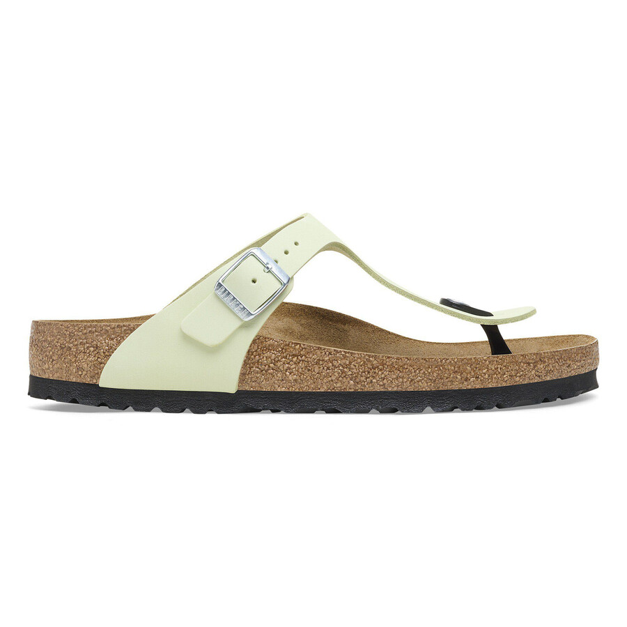 gizeh nubuck leather faded lime