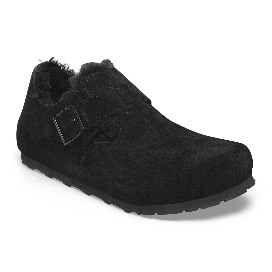 london shearling suede leather