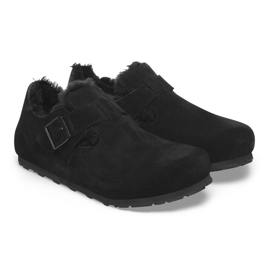 london shearling suede leather