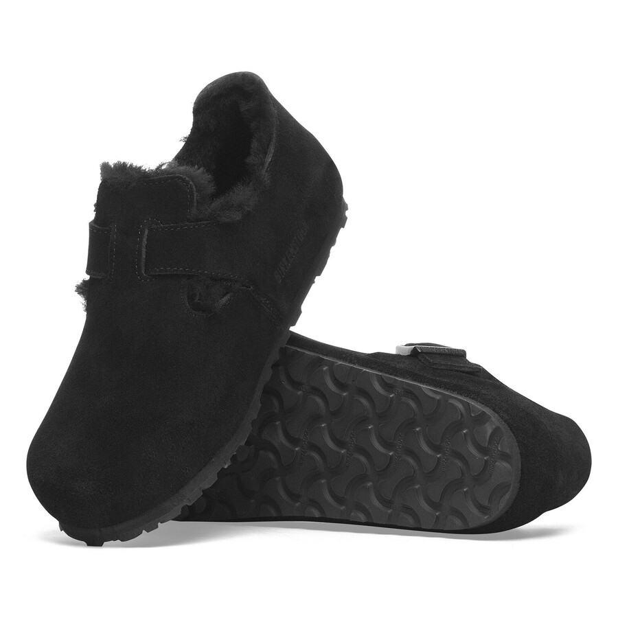 london shearling suede leather
