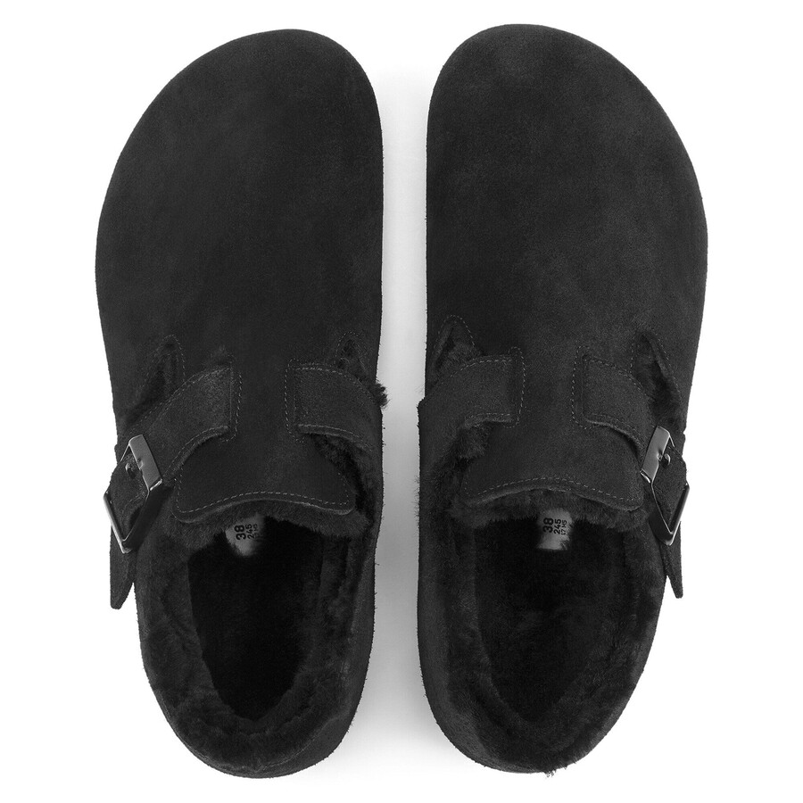 london shearling suede leather