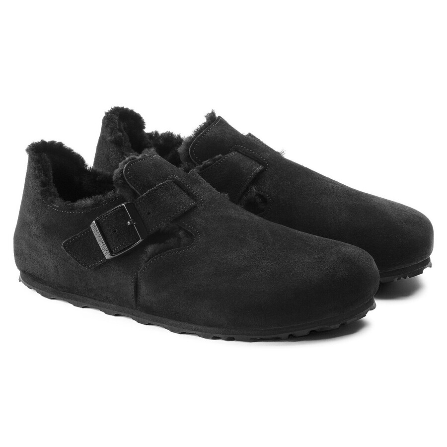 london shearling suede leather