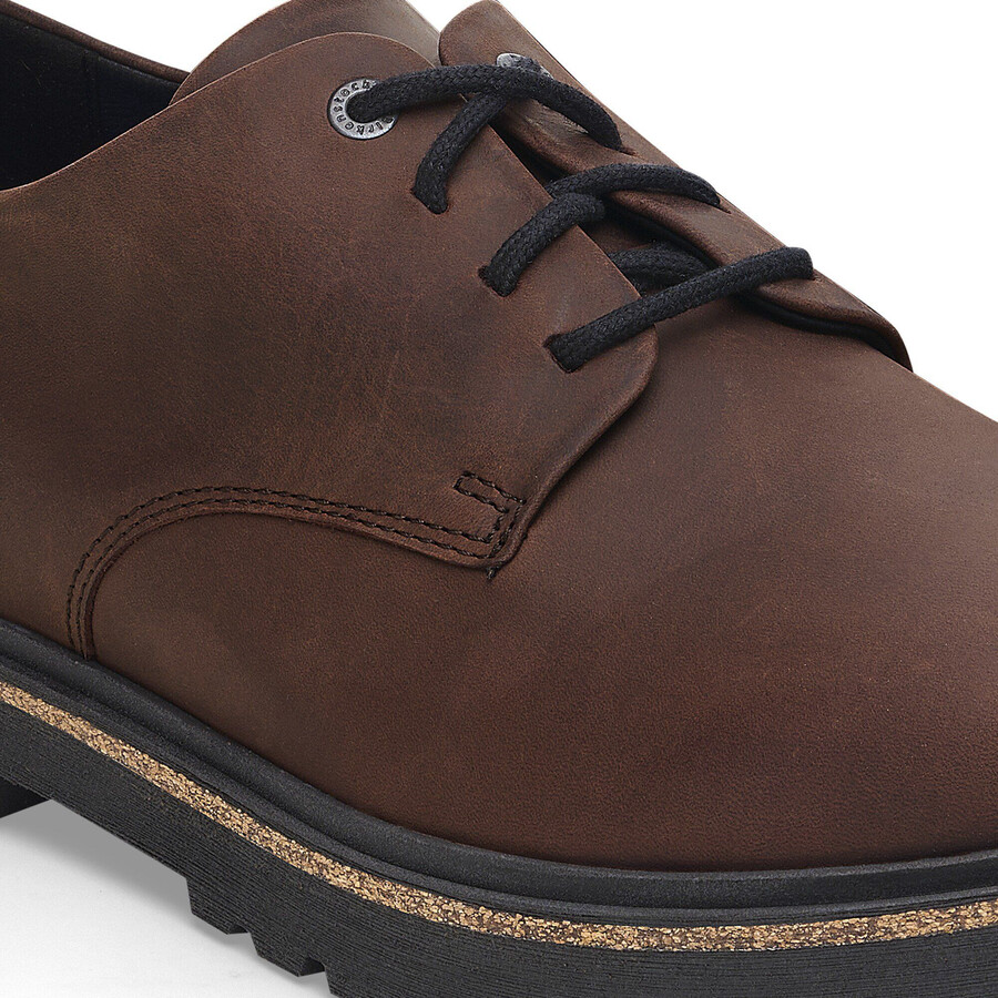 highwood lace low natural leather