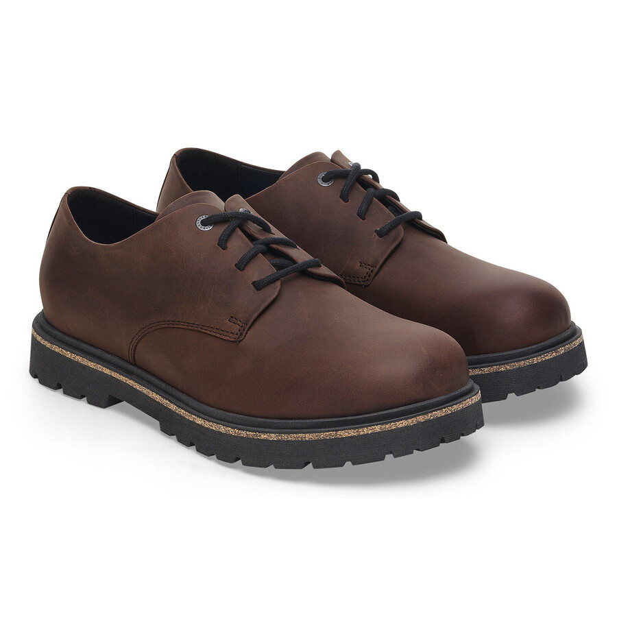 highwood lace low natural leather