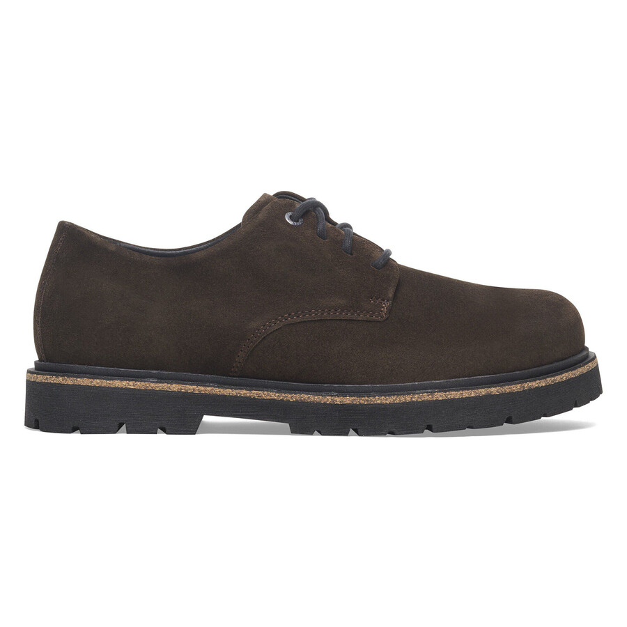 highwood lace low suede leather