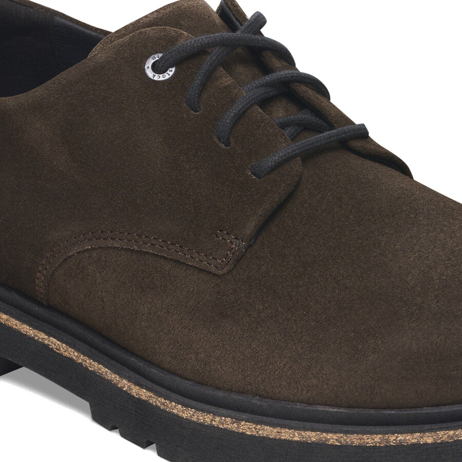 highwood lace low suede leather