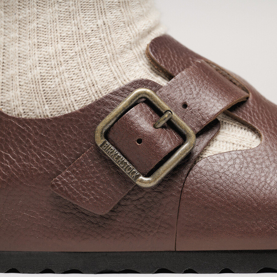 london wire buckle natural leather