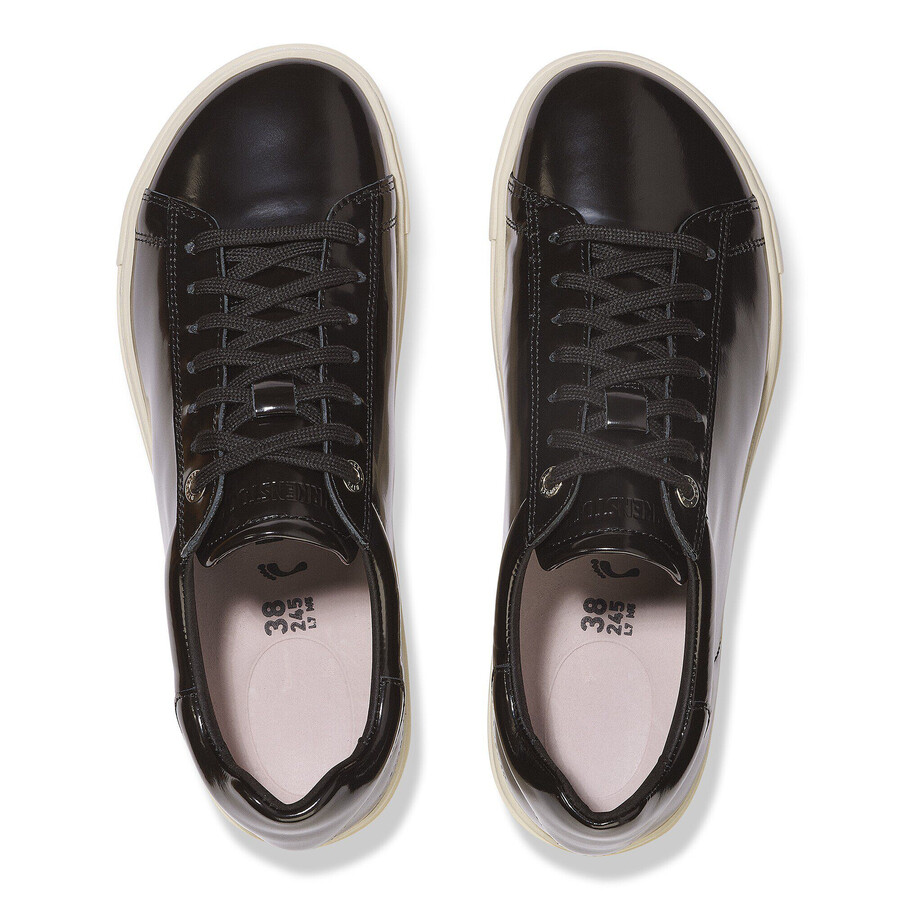bend low natural leather patent