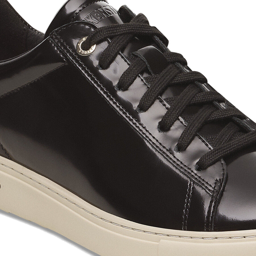 bend low natural leather patent
