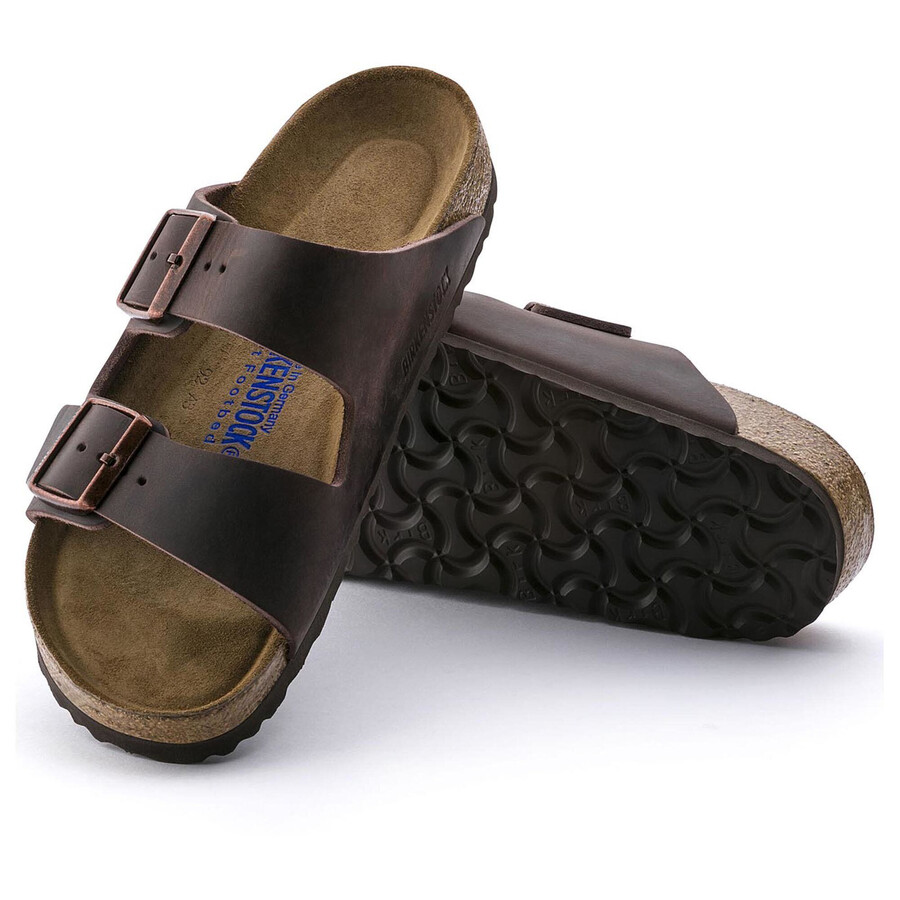 arizona soft footbed natural leather oiled