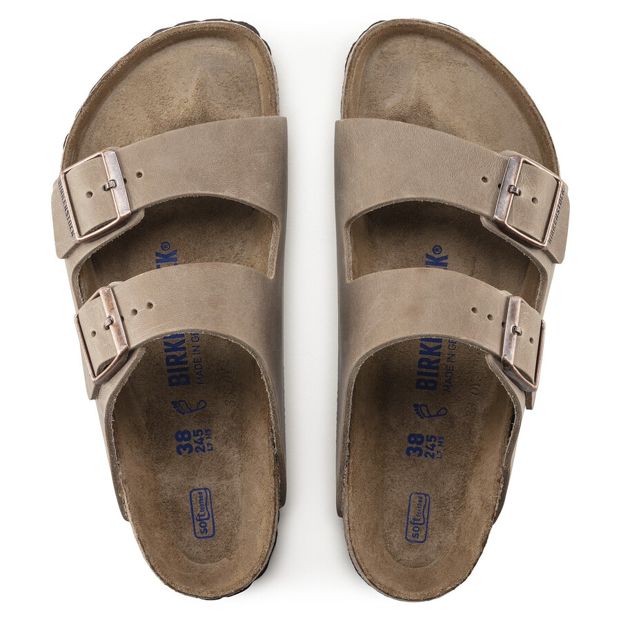 arizona soft footbed natural leather oiled