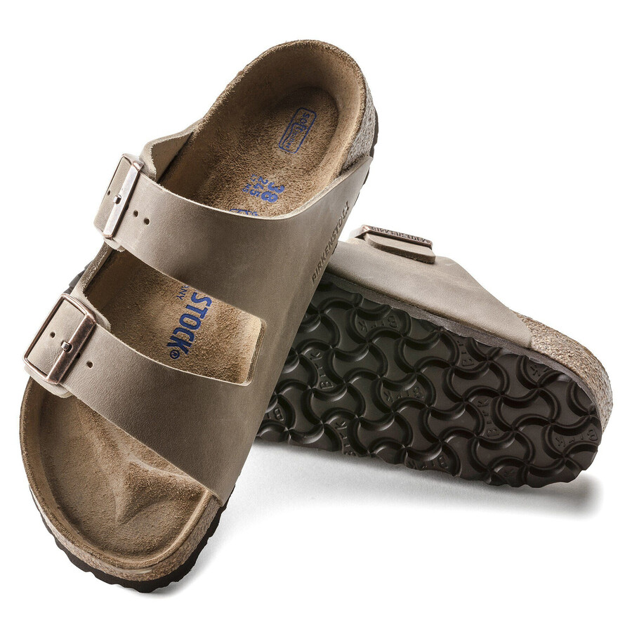 arizona soft footbed natural leather oiled