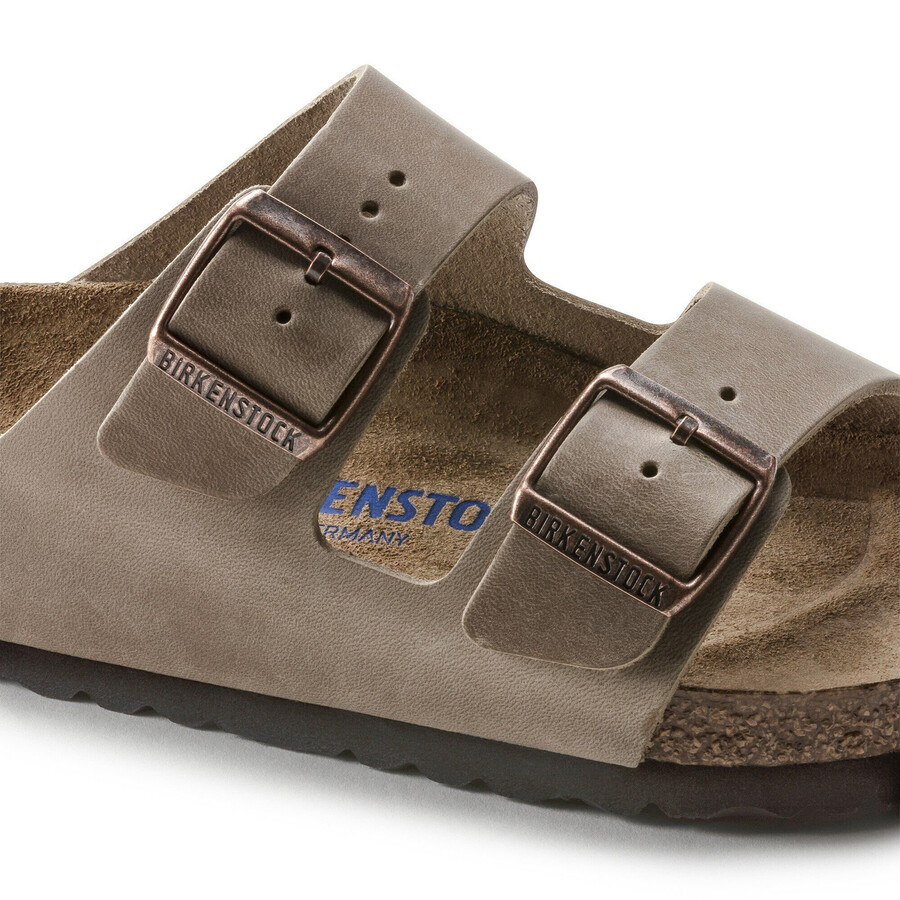 arizona soft footbed natural leather oiled