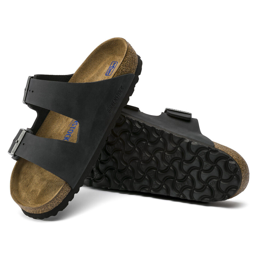 arizona soft footbed natural leather oiled