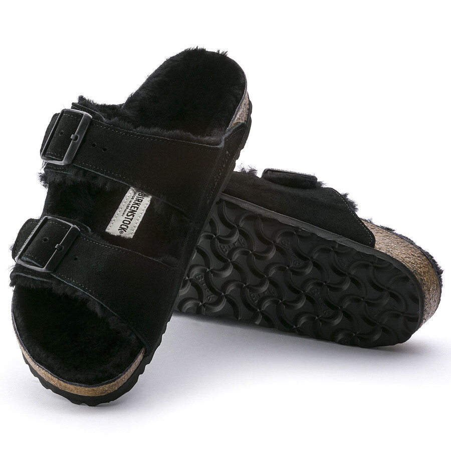 arizona shearling suede leather