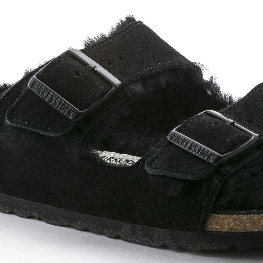 arizona shearling suede leather