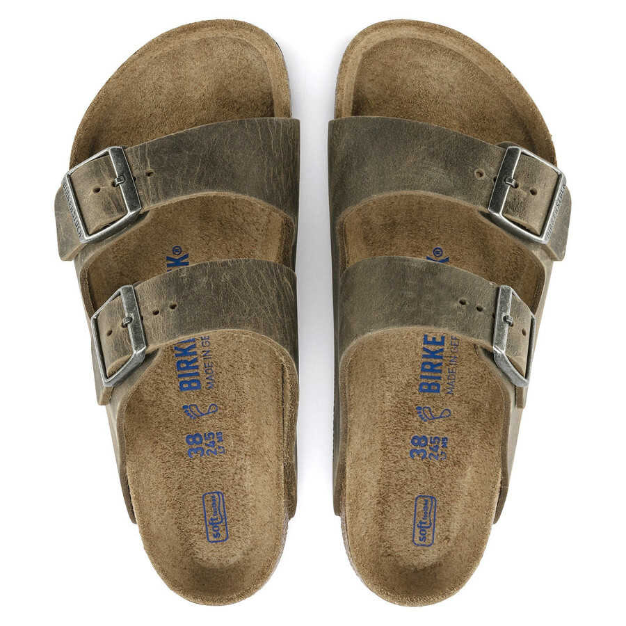 arizona soft footbed natural leather oiled